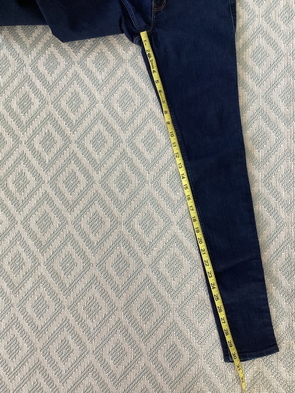 Hollister Dark Wash Low Rise Skinny Jeans W27 L31 - Picture 6 of 11